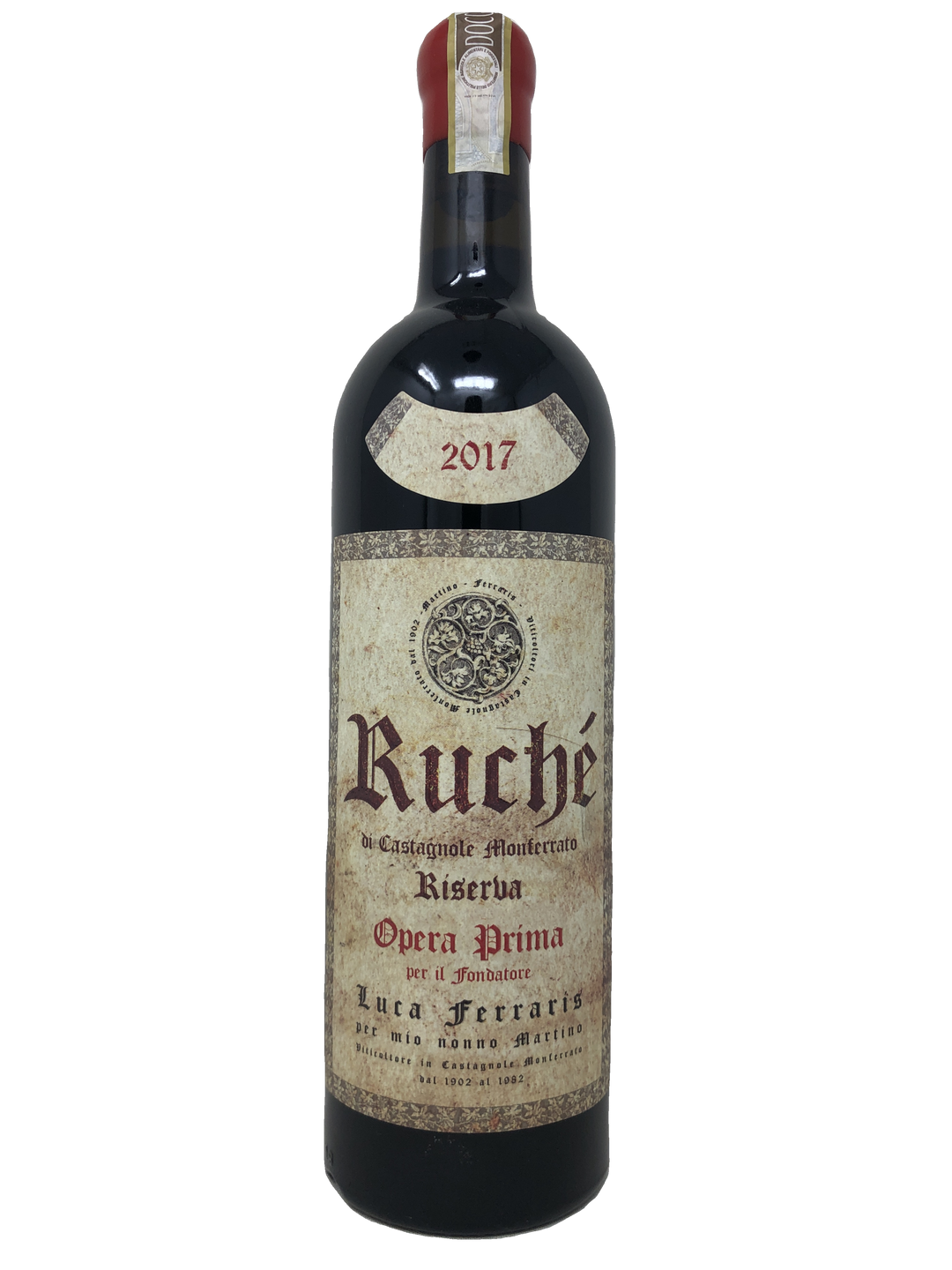 Ferraris "Opera Prima" Ruche di Castagnole Monferrato Riserva 2017