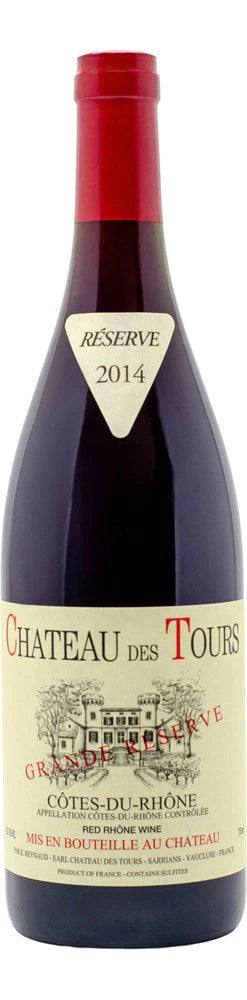 Chateau des Tours "Grande Reserve" Cotes du Rhone Rouge 2014