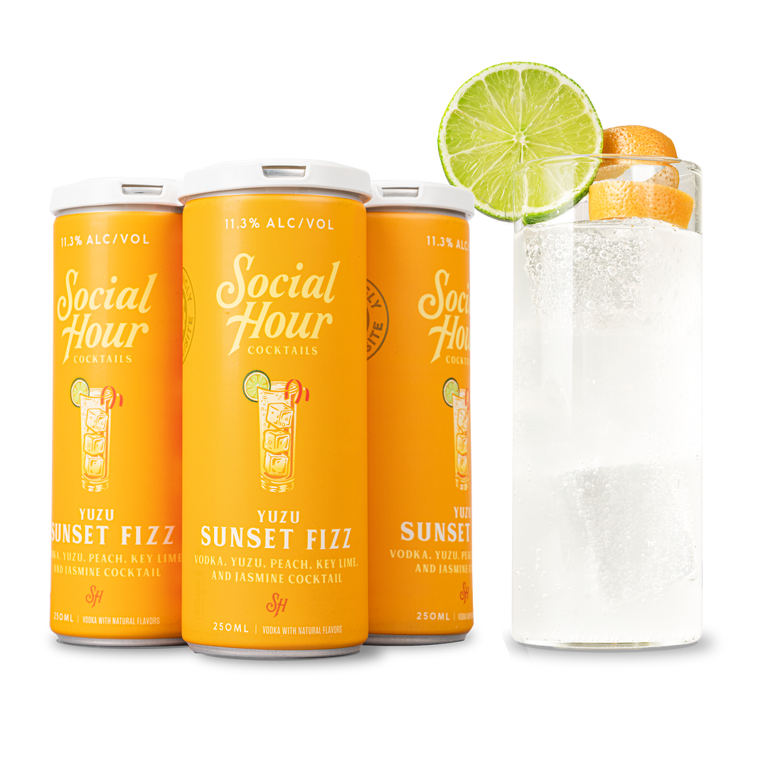 Social Hour Yuzu Sunset Fizz (4 Pack)