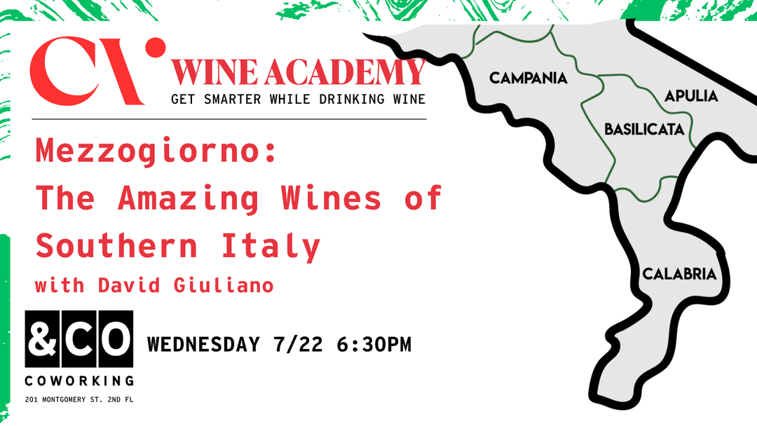 Mezzogiorno: Amazing Wines of Southern Italy