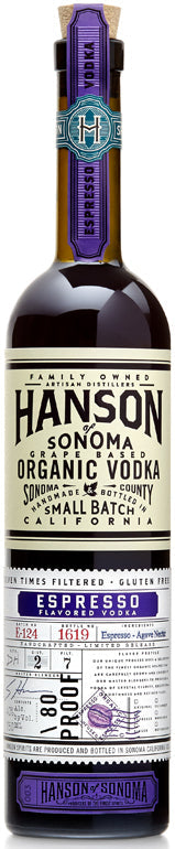 Hansons Organic Espresso Vodka