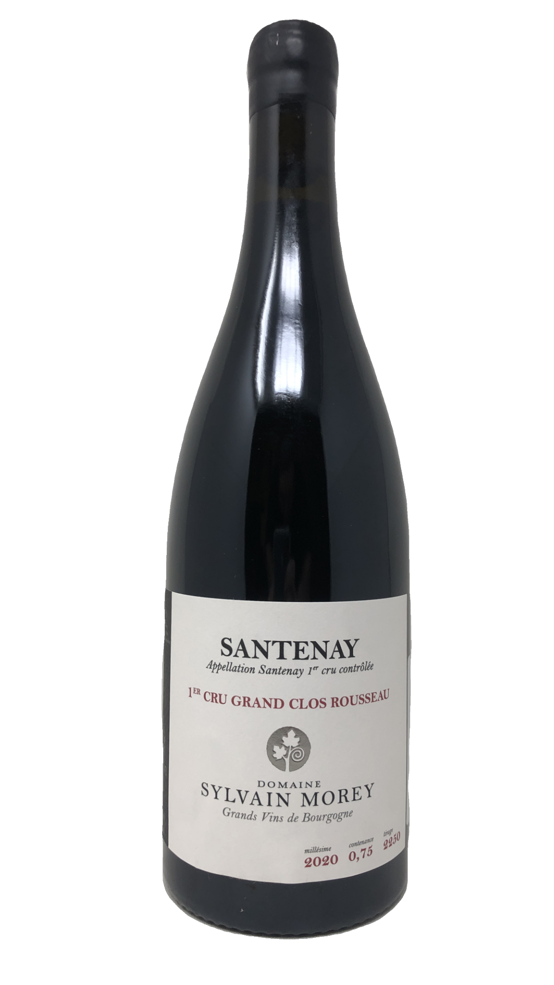 Sylvain Morey "Grand Clos Rousseau" Santenay Rouge 1er Cru 2020