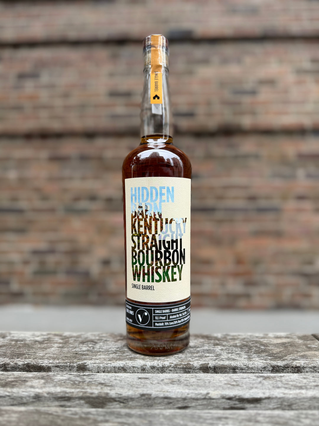 Hidden Barn Straight Bourbon Whiskey CoolVines Barrel Pick