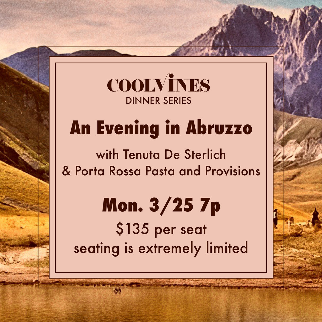 An Evening in Abruzzo with Porta Rossa & Tenuta De Sterlich FOOD ONLY