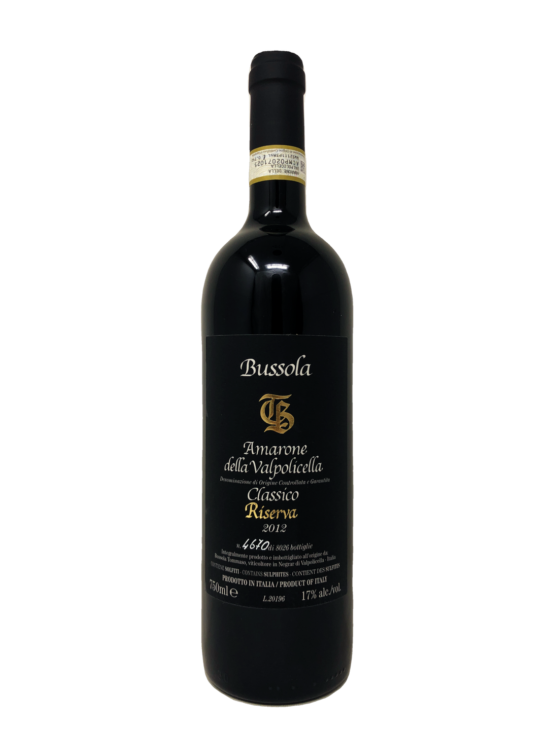 Bussola Amarone Classico Riserva 2012