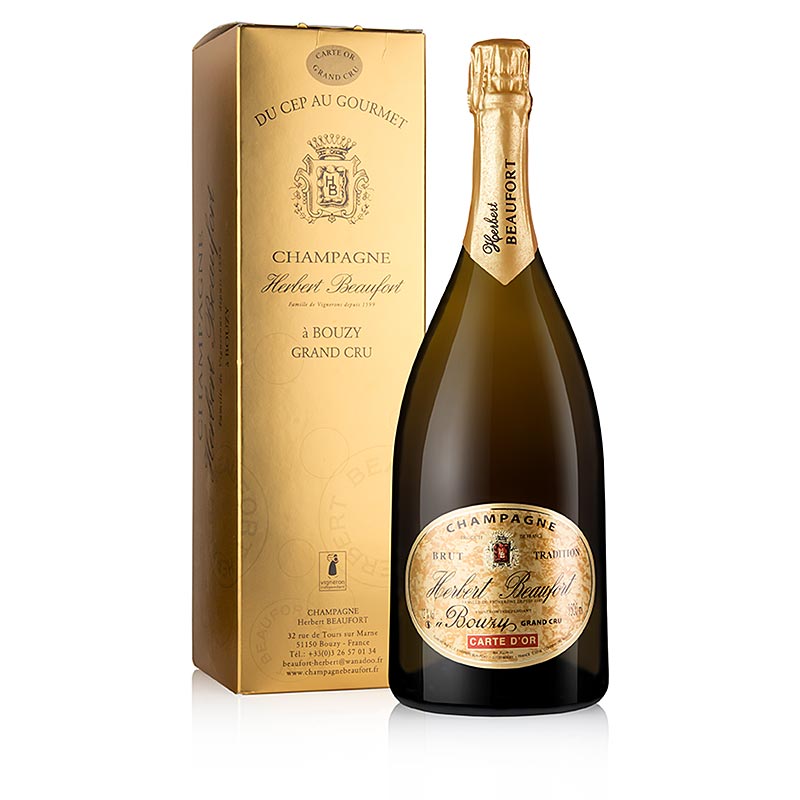 Champagne Herbert Beaufort "Carte d'Or" Bouzy Grand Cru Brut 1.5L