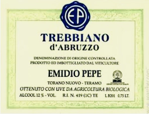 Emidio Pepe, Trebbiano d'Abruzzo 2015