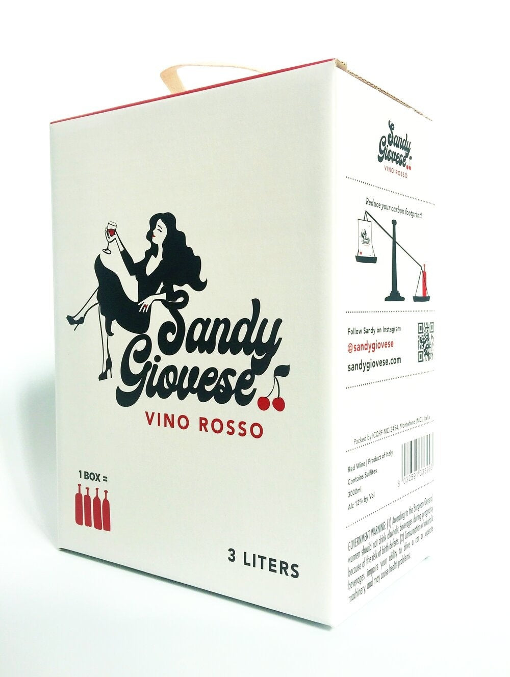 Sandy Giovese "Vino Rosso" Box
