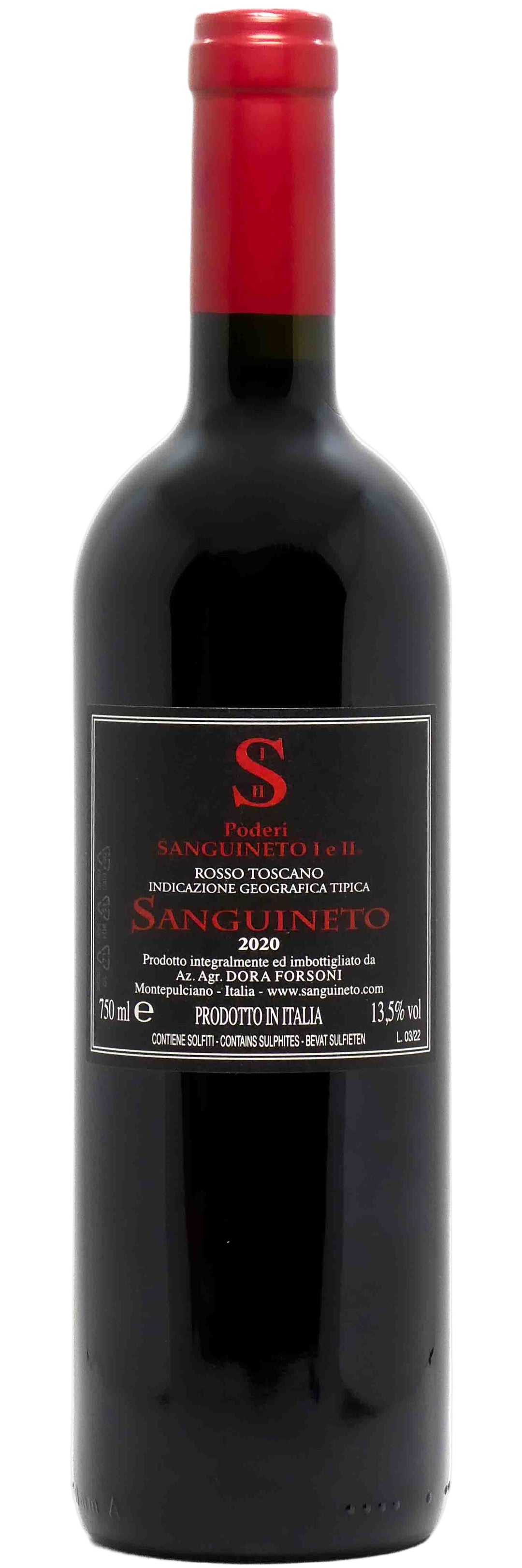 Sanguineto I &amp; II Rosso Toscana 2022