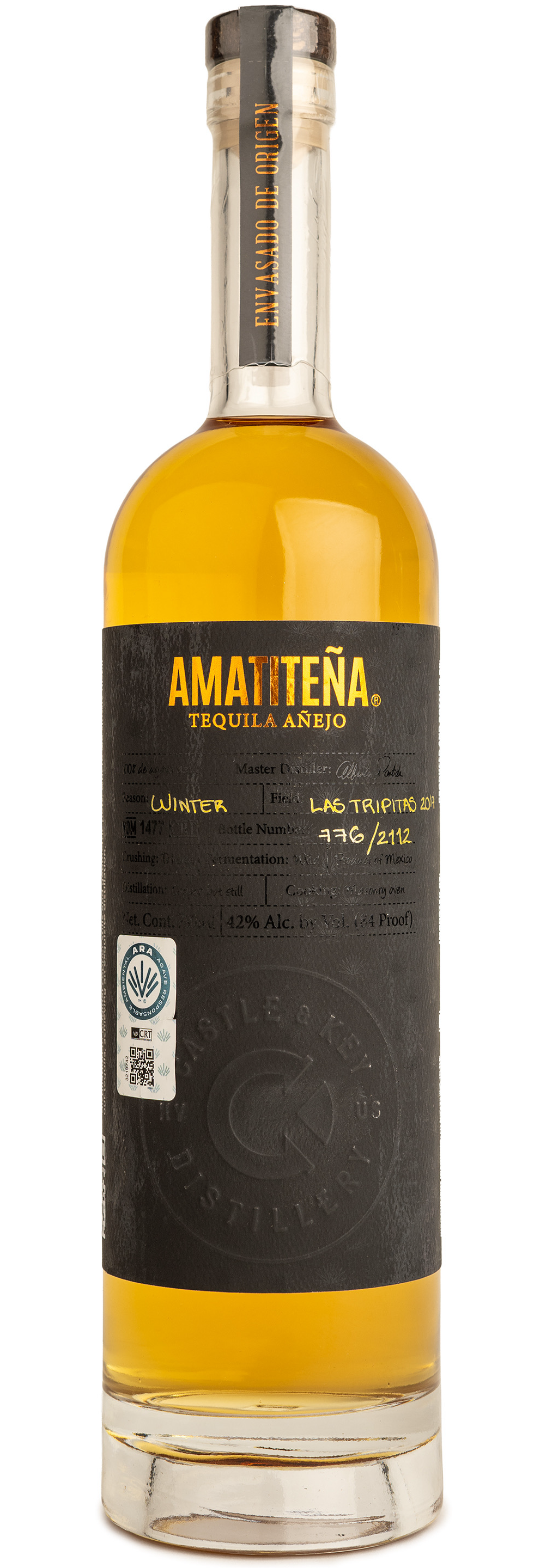 Amatiteña Castle &amp; Key Rye Barrel Añejo